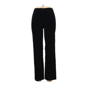 EUC Polvere Velvet Pants Size 46 Italian Black Straight Leg Size 10 Careerwear